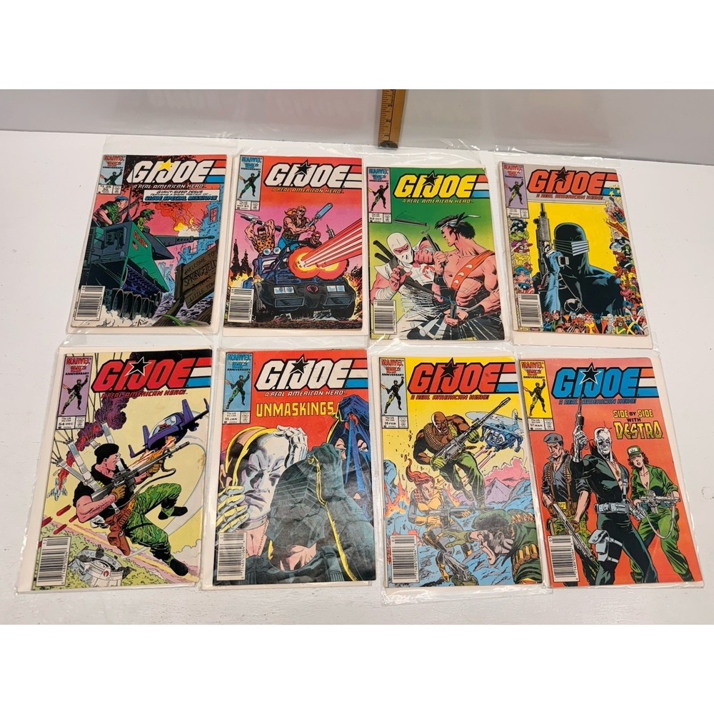 GI Joe A Real American Hero #50–57 Marvel 25th Anniversary Comic Lot
